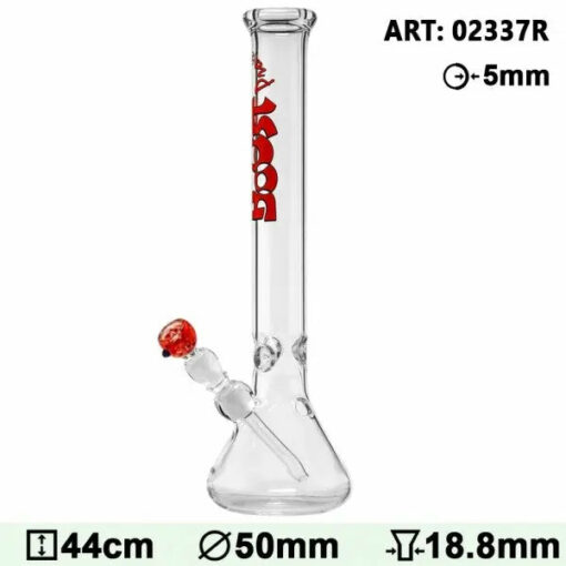 Shop Boost | 17" Red Beaker Base Glass Water Pipe in australian