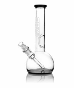 Shop GRAV® Small, Black Accent Round Base Water Pipe in australian