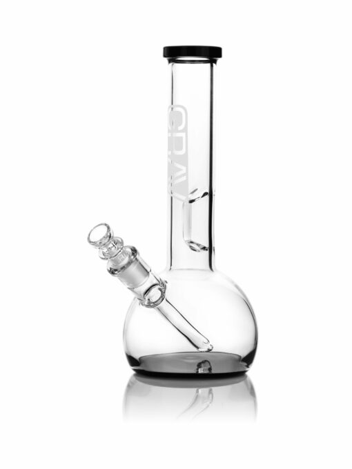 Shop GRAV® Small, Black Accent Round Base Water Pipe in australian