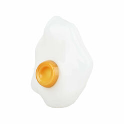 Shop Sunny Side Up Egg Glass Hand Pipe - 3.75" in australian