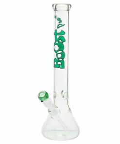 Shop Boost | 17" Green Beaker Base Glass Water Pipe in australian