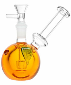 Shop Juicy Orange Glycerin Bubbler - 4.75" / 14mm F in australian