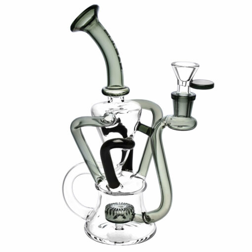 Shop Pulsar 4-Tube Recycler Water Pipe - 9" / 14mm F / Colors Vary in australian