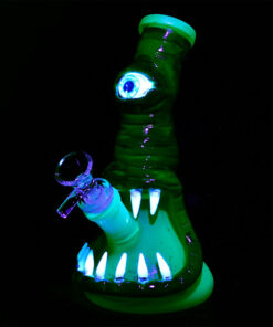 Shop Bleary Eyed Beastie 3D Painted Beaker Water Pipe - 7.5