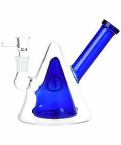 Shop Nested Cones Chakra Glass Water Pipe - 5.5" / Colors Vary in australian