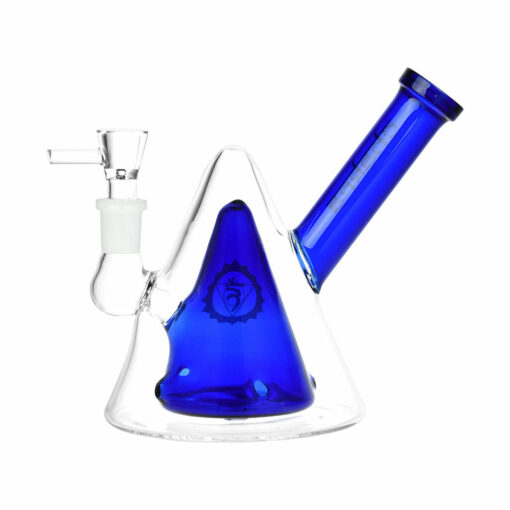 Shop Nested Cones Chakra Glass Water Pipe - 5.5" / Colors Vary in australian