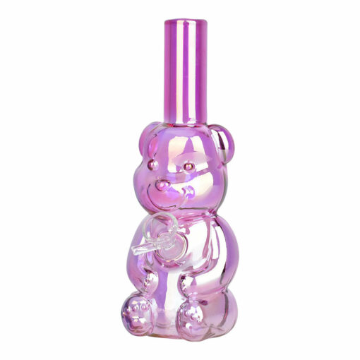 Shop Bear Buddy Electroplated Water Pipe | 6" | 10mm F in australian