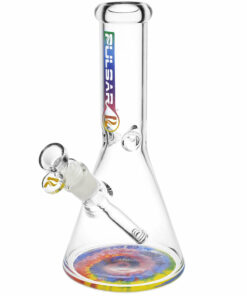 Shop Pulsar Bottoms Up Tie Dye Water Pipe - 10"/14mm F in australian