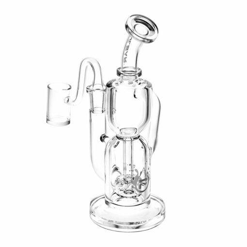 Shop Pulsar Emergence Hourglass Recycler Rig - 7.5" / 14mm F / Clear in australian