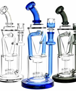 Shop Pulsar Gravity Drip Recycler Water Pipe | 10.25" | 14mm F in australian