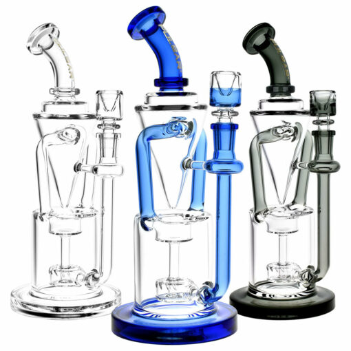 Shop Pulsar Gravity Drip Recycler Water Pipe | 10.25" | 14mm F in australian