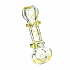 Shop Shattered Reflections Clear Glass Hand Pipe in australian