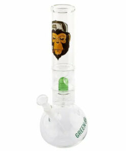 Shop Greenline | 12.5" Round Glass Water Pipe w/ Dome Perc in australian