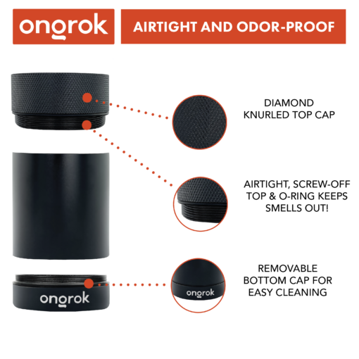 Shop Ongrok Aluminum Metal Storage Jar in australian