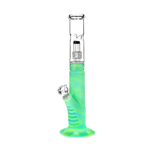 Shop Medusa Customs Silicone Straight Pipe w/Percolator Water Pipe in australian