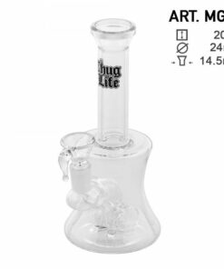 Shop Thug Life | 8" Clear Water Pipe w/ Hammer Percolator in australian