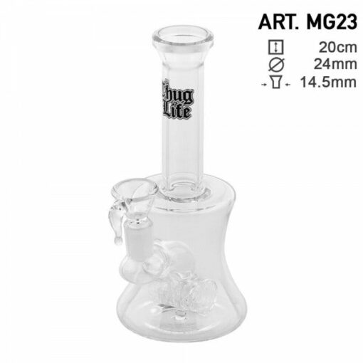 Shop Thug Life | 8" Clear Water Pipe w/ Hammer Percolator in australian