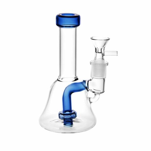 Shop Clear As A Bell Mini Glass Water Pipe - 6"/14mm F/Colors Vary in australian