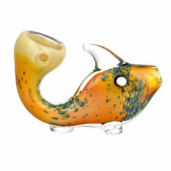 Shop Standing Fritted Tropical Fish Hand Pipe | Colors Vary in australian