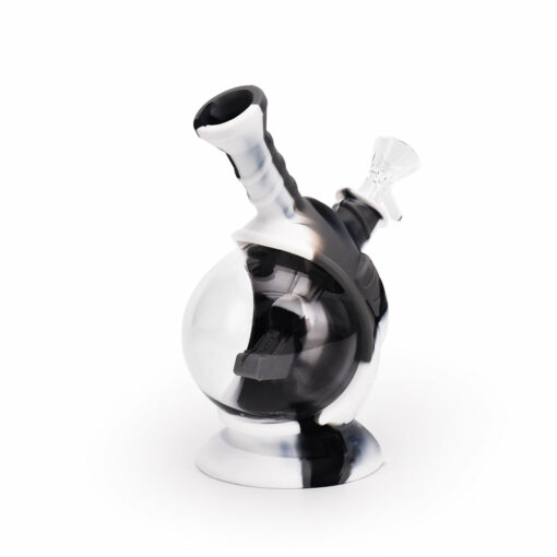 Shop Ritual - 7.5'' Silicone Astro Bubbler - Black & White Marble in australian