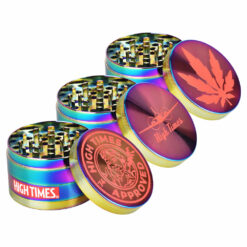 Shop High Times® Metal Grinder | 4pc | 2.5"| Chameleon | 6pc Display in australian