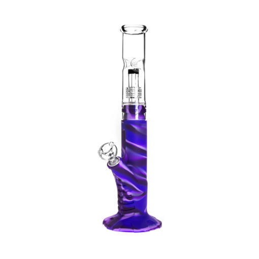 Shop Medusa Customs Silicone Straight Pipe w/Percolator Water Pipe in australian