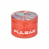 Shop Pulsar Design Series Grinder with Side Art - Symbolic Tiles / 4pc / 2.5" in australian