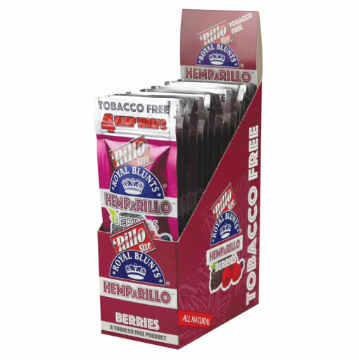 Shop 15PC DISP - Royal Blunts Hemparillo Hemp Wraps in australian