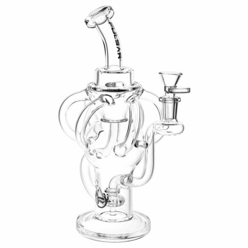 Shop Pulsar Multi-Arm Recycler Water Pipe - 10" / 14mm F / Clear in australian