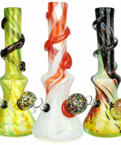 Shop Manifest Passion Soft Glass Water Pipe - 12.75" / Colors Vary in australian