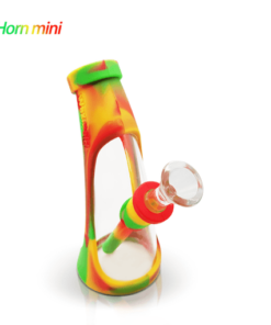 Shop Waxmaid 5.67″ Mini Horn Silicone Glass Bubbler in australian