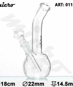 Shop Micro | 7" Simple Glass Water Pipe in australian