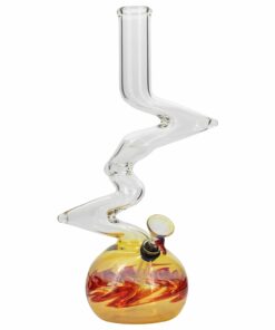 Shop LA Pipes "Switchback" Bubble Base Bong in australian