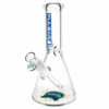 Shop Pulsar Bottoms Up Sacred Cat Geometry Water Pipe - 10"/14mm F in australian