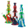 Shop 4 in 1 Silicone Water Pipe - 10" / 14mm F / Colors Vary in australian