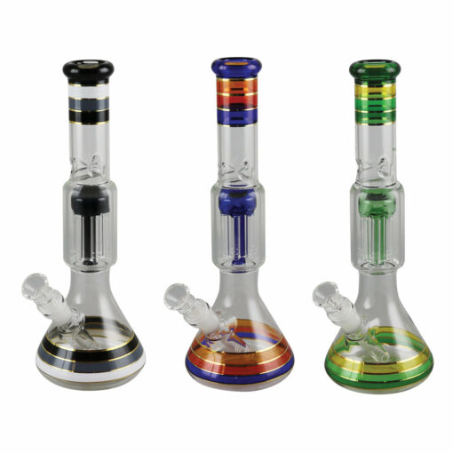 Shop Back To Basics Beaker Water Pipe - 12" / 14mm F / Colors Vary in australian