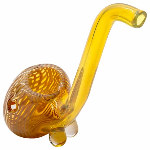 Shop LA Pipes "Flaco" Skinny Glass Sherlock Pipe in australian