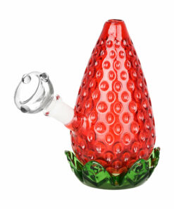 Shop Strawberry Glass Bubbler - 4.25" / 10mm F in australian