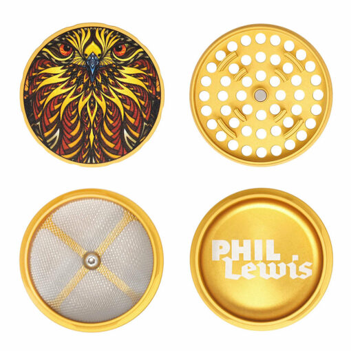 Shop Cali Crusher Homegrown Phil Lewis Hawk Grinder -4pc/2.35" in australian