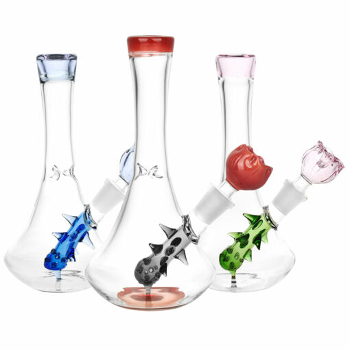 Shop Radical Rose Beaker Water Pipe - 7"/14mm F/Colors Vary in australian