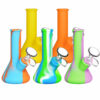 Shop Silicone Beaker Travel Water Pipe- 5" / 14mm F / Colors Vary in australian