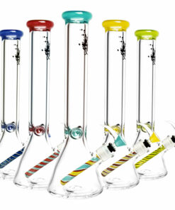 Shop Pulsar Water Pipe w/ Worked Downstem- 16"/14mm F/Colors Vary in australian