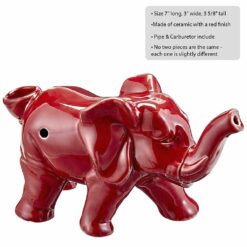 Shop elephant novelty pipe - red color in australian