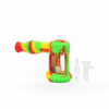 Shop Ritual - 6'' Duality Silicone Dual Use Bubbler - Rasta in australian