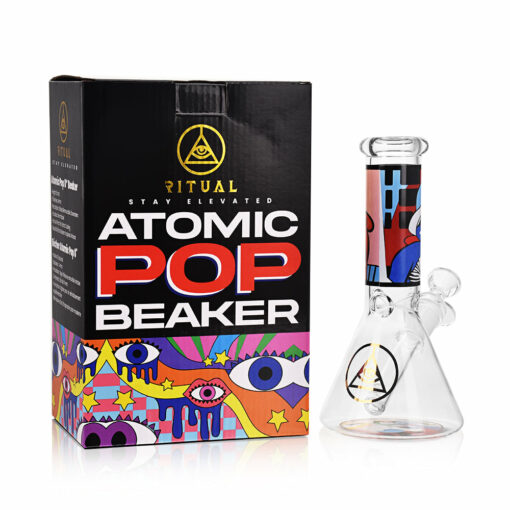 Shop Ritual Smoke - Atomic Pop 8" Glass Beaker - Wink in australian