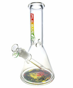 Shop Pulsar Bottoms Up Zion Lion Water Pipe - 10"/14mm F in australian