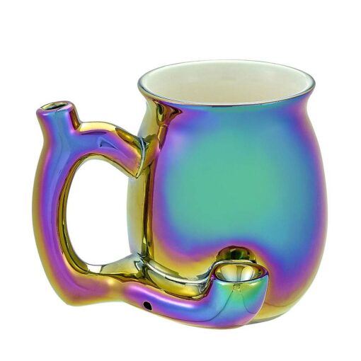 Shop electroplated Iridescent Roast & Toast mug in australian