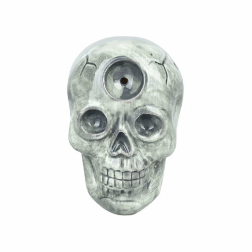 Shop Wacky Bowlz Skull Ceramic Hand Pipe | 3.5" in australian