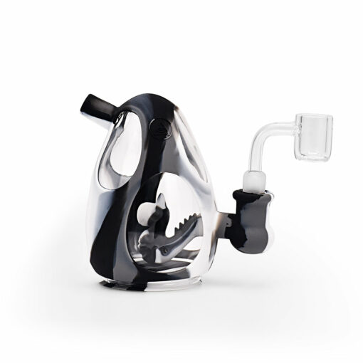 Shop Ritual - 5'' Silicone Yoshi Egg Rig - Black & White Marble in australian