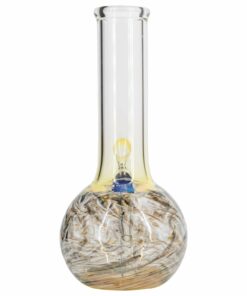 Shop LA Pipes Raked Tiger Stripe Accented Beaker Bong in australian